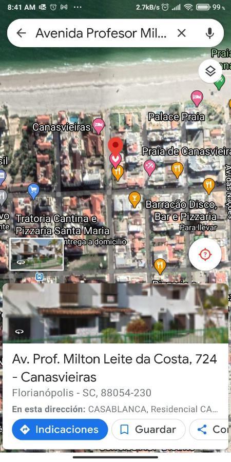 Apartamento Inteiro Dois Quartos Melhor Localizacao Pes Na Areia Florianópolis Екстериор снимка