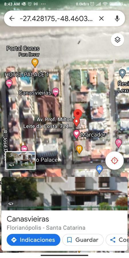 Apartamento Inteiro Dois Quartos Melhor Localizacao Pes Na Areia Florianópolis Екстериор снимка